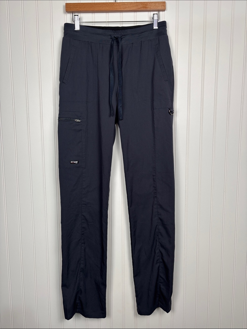 Greys Anatomy Steel Cargo Jogger Kim Scrub Pant Spandex Stretch Barco Small Tall